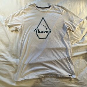 Volcom White Hawaii T-Shirt - Large